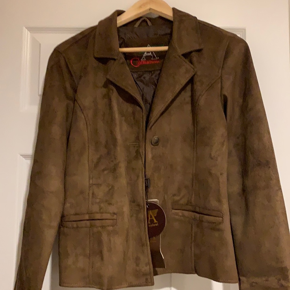 Armani Collezioni Suede Blazer